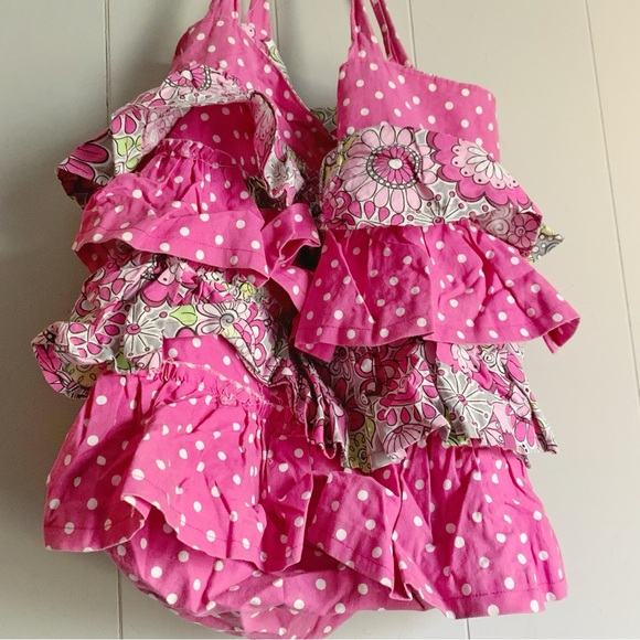 Handmade Pink Ruffled Tote Bag - Picture 3 of 4